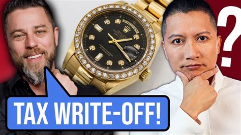 is a rolex tax deductible|roman sharf watches tax write off.